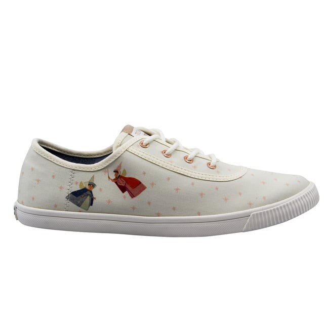 

Женские плимсоллы X Disney Carmel Fairy Godmother Peeup Toms, бежевый