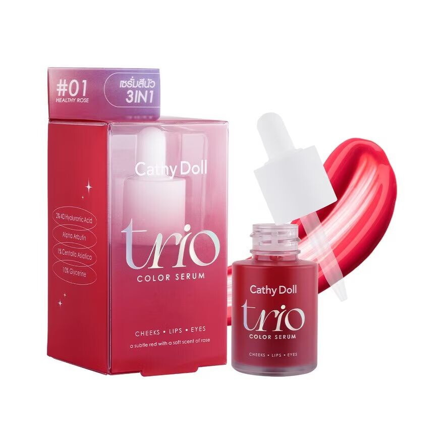 

Cathy Doll Цветная сыворотка Trio 15 мл 01 Здоровая роза, Healthy Rose