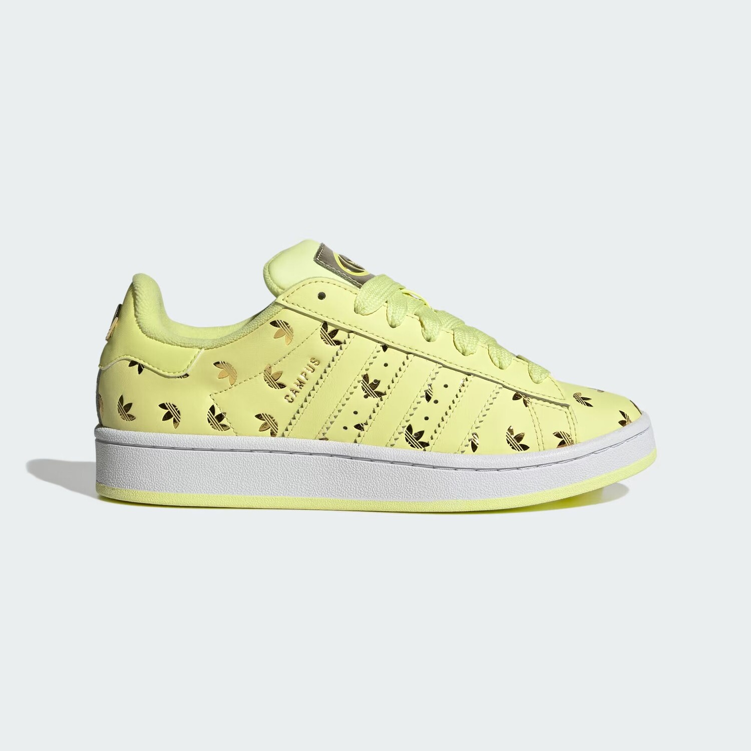

Кроссовки кампуса 00-х годов Adidas, цвет Pulse Yellow/Pulse Yellow/Gold Metallic