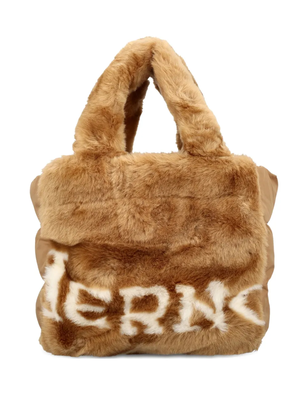 

Сумка-тоут из искусственного меха Herno, коричневый