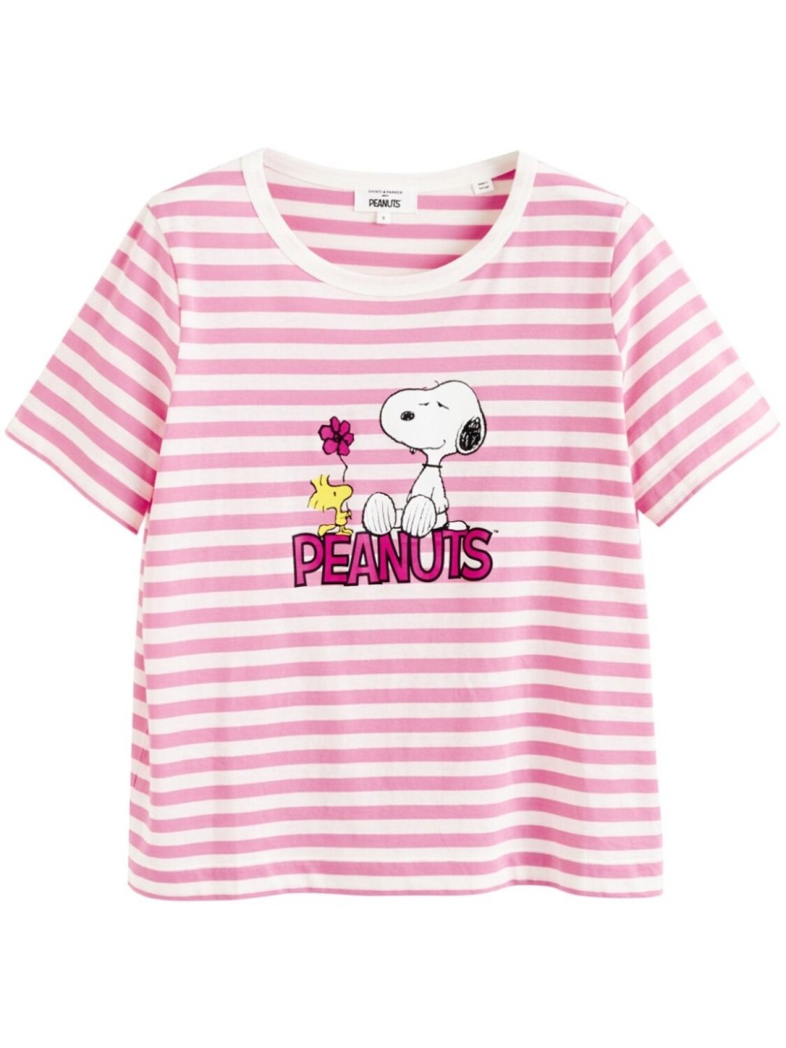 

Футболка Flower Power Peanuts в полоску Chinti & Parker, розовый