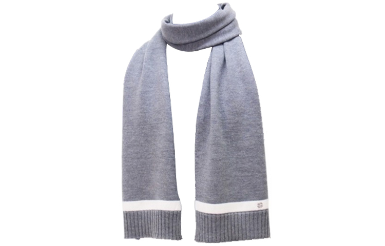 

GUCCI Вязаный шарф унисекс серый, Gray