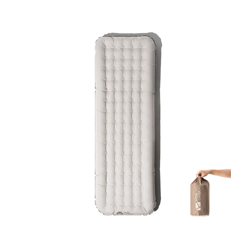 

Mobi Garden надувной матрас для кемпинга на открытом воздухе, складной надувной матрас для ленивой кровати JX светло-песочного цвета (одна модель)