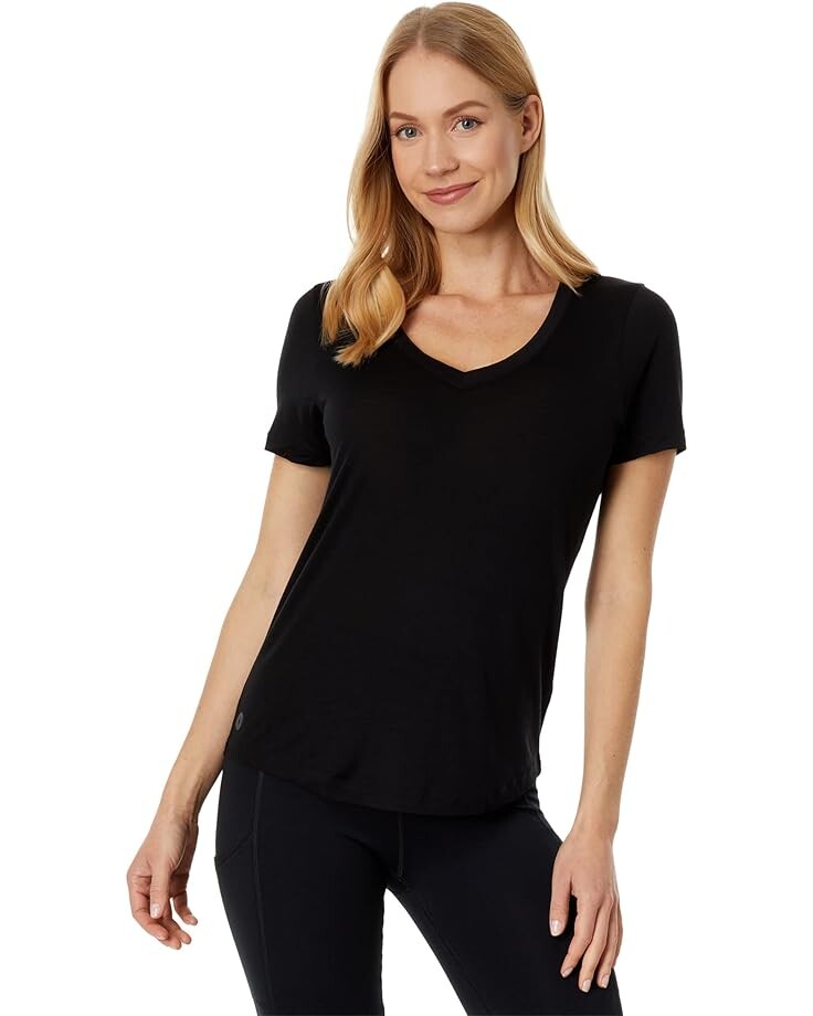 

Рубашка Smartwool Active Ultralite V-Neck, черный