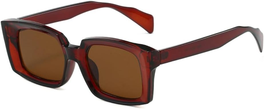 

Солнцезащитные очки UV400 - маленькая оправа в стиле панк с прозрачным градиентом, подходят для женщин и мужчин, для бега и занятий спортом на открытом воздухе UYPTK, Brown Tea