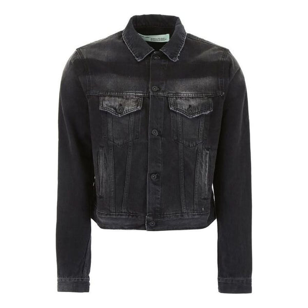 

Куртка Off White Impressionism Denim Jacket 'Black', черный