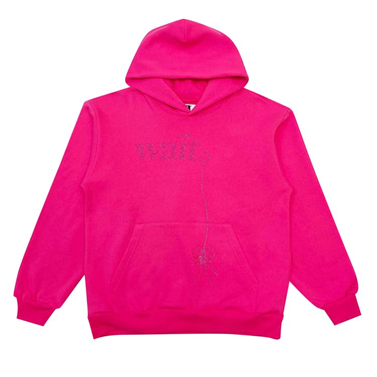 

Худи Sp5der Wait Stone Rhinestone Hoodie 'PInk', розовый