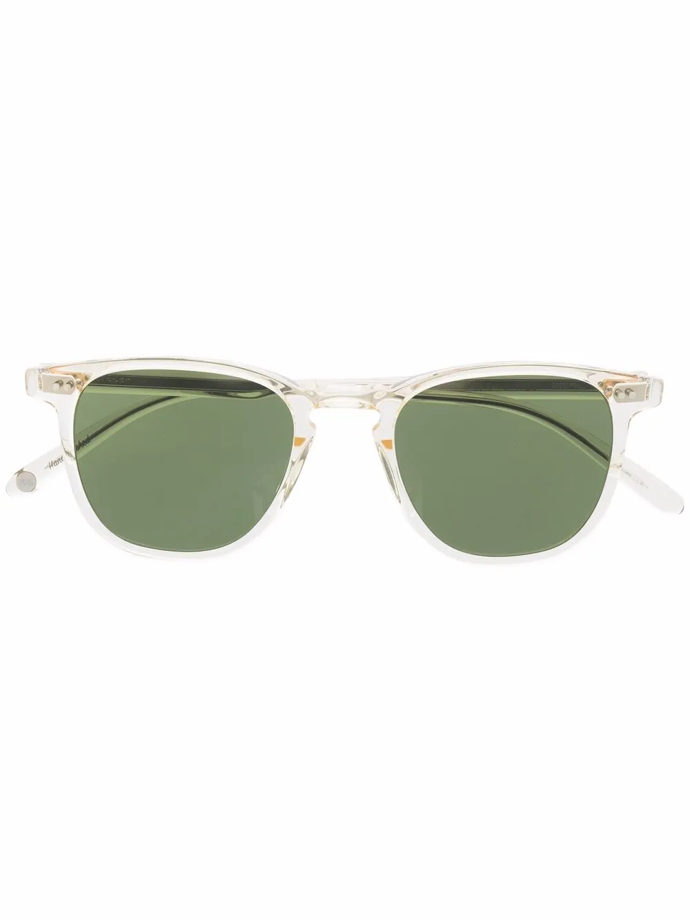 

Солнцезащитные очки Brooks в квадратной оправе Garrett Leight, зеленый