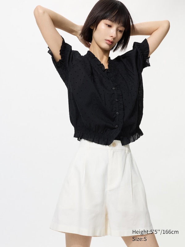 

Шорты из льна и хлопка Uniqlo, 01 off white