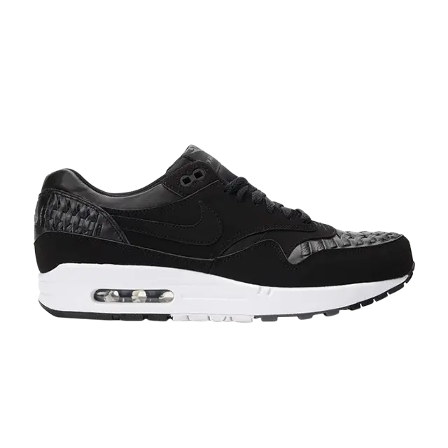 

Кроссовки Nike Air Max 1 Woven 'Black Dark Grey', черный