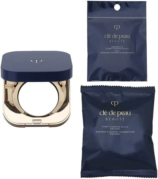 Тональная основа Cushion Cle De Peau Beaute Tan Cushion Eclat Naturel SPF25/PA+++ 14 г оттенок Ochre 10