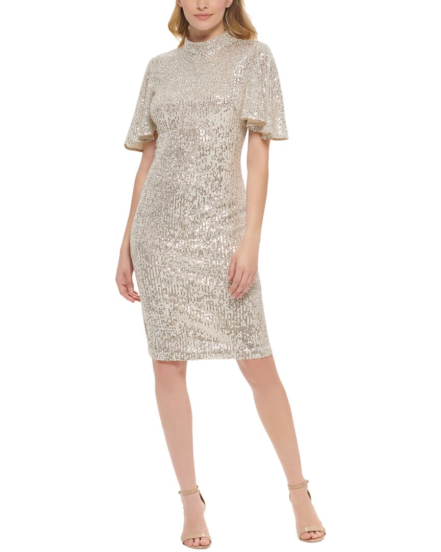 

Платье Eliza J Midi с пайетками, серый