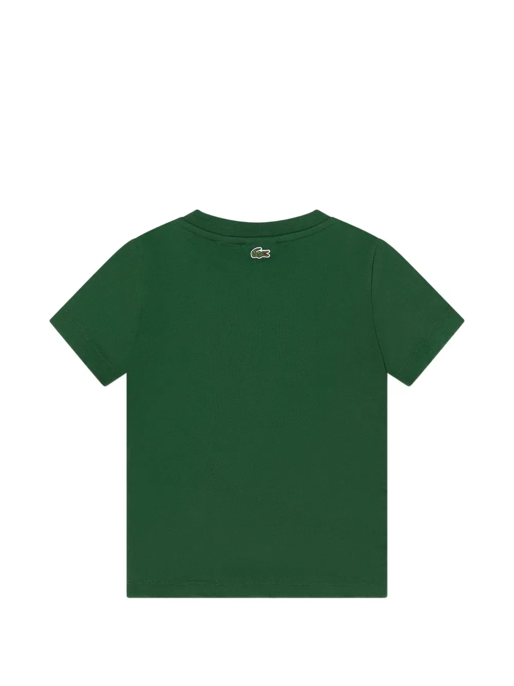 Футболка с аппликацией логотипа Lacoste Kids, зеленый — фото 2