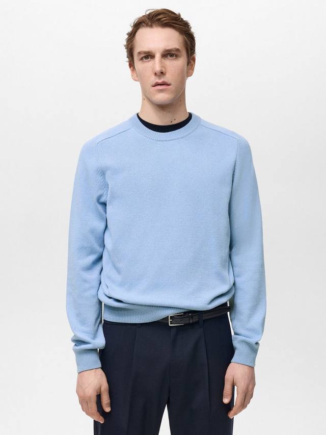 

Повседневный джемпер Regular Fit Mango, Mid Blue