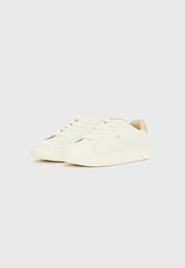 Кроссовки унисекс cooper Tommy Hilfiger, White/Gold-Coloured — фото 2
