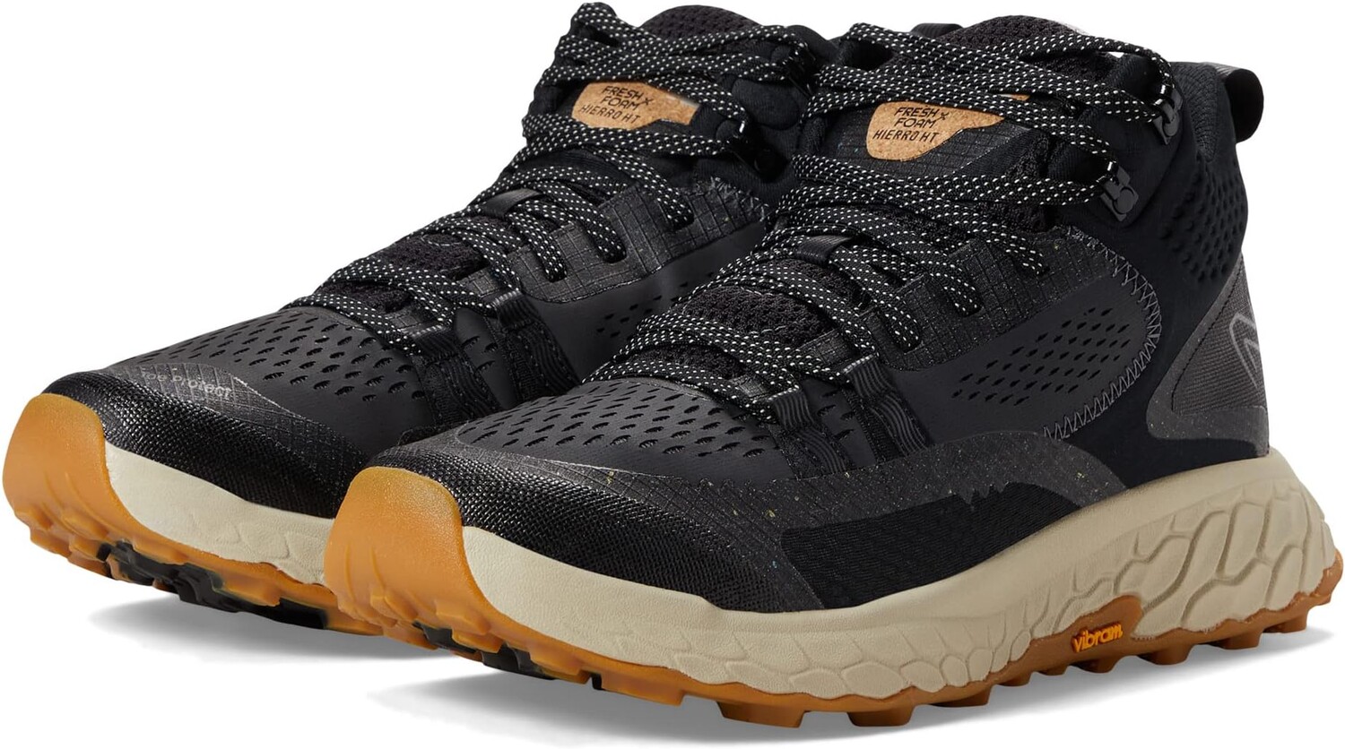 

Кроссовки New Balance Fresh Foam X Hierro Mid, цвет Black/Timberwolf