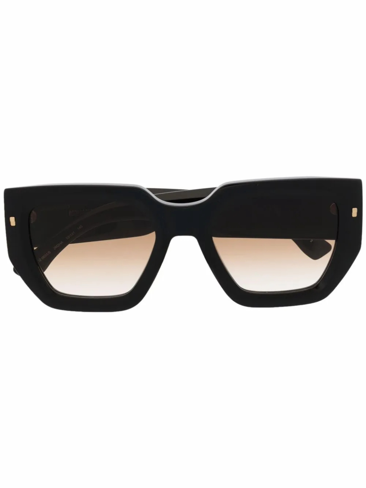 

DSQUARED2 EYEWEAR солнцезащитные очки в массивной оправе, черный