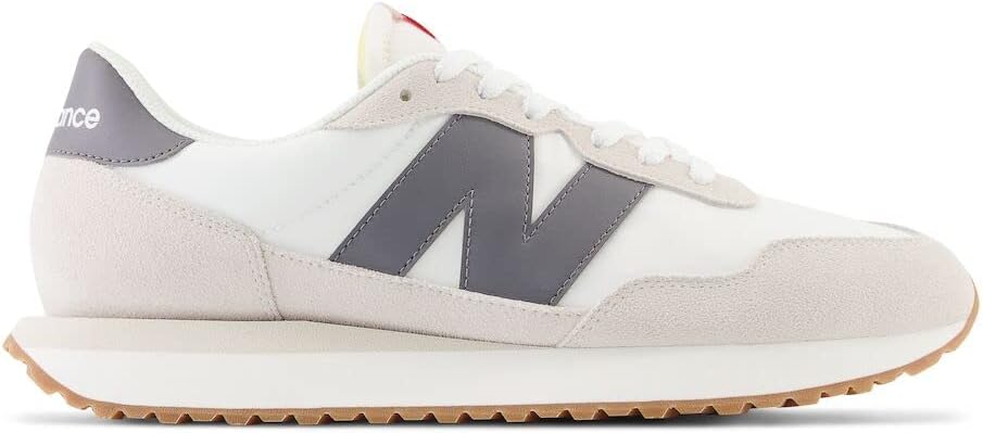 Мужские кроссовки для бега по шоссе New Balance 237 V1 Classic, White/Castlerock — фото 3