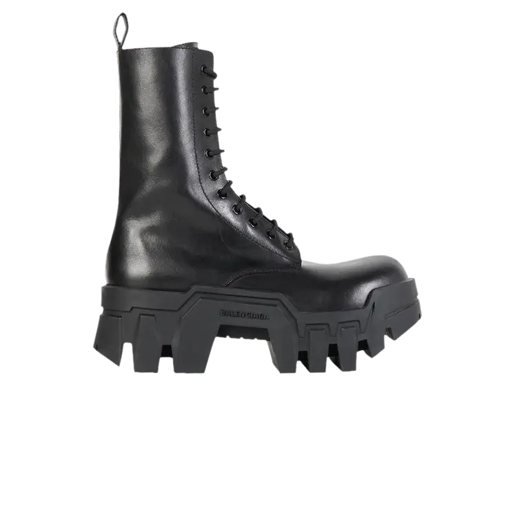 Ботинки Balenciaga Wmns Bulldozer Lace-Up Boot, черный