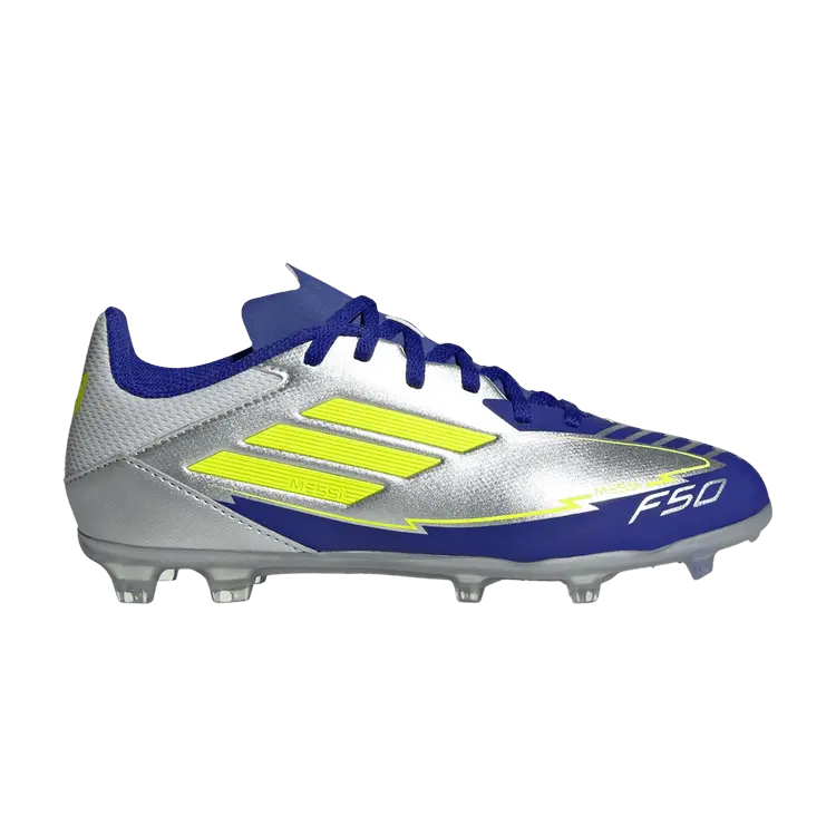 

Бутсы adidas Messi Adizero F50 League FG MG K 'La Vida Rapida Pack', серебряный