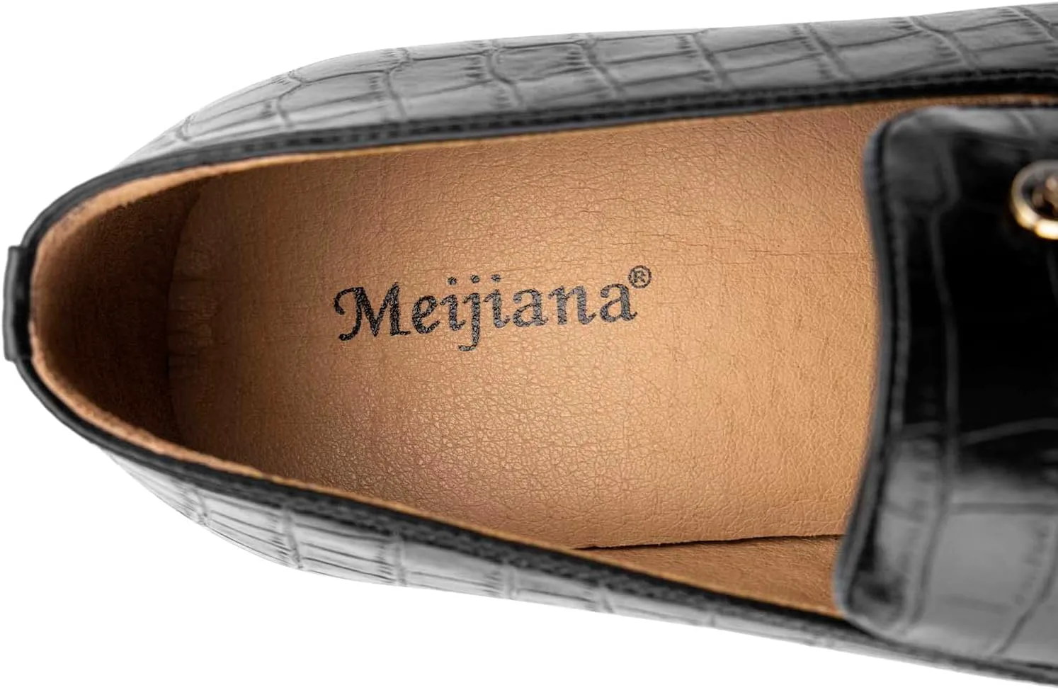 

Мужские лоферы Meijiana для свадьбы, лоферы без шнурков для мужчин, обувь к смокингу, черный