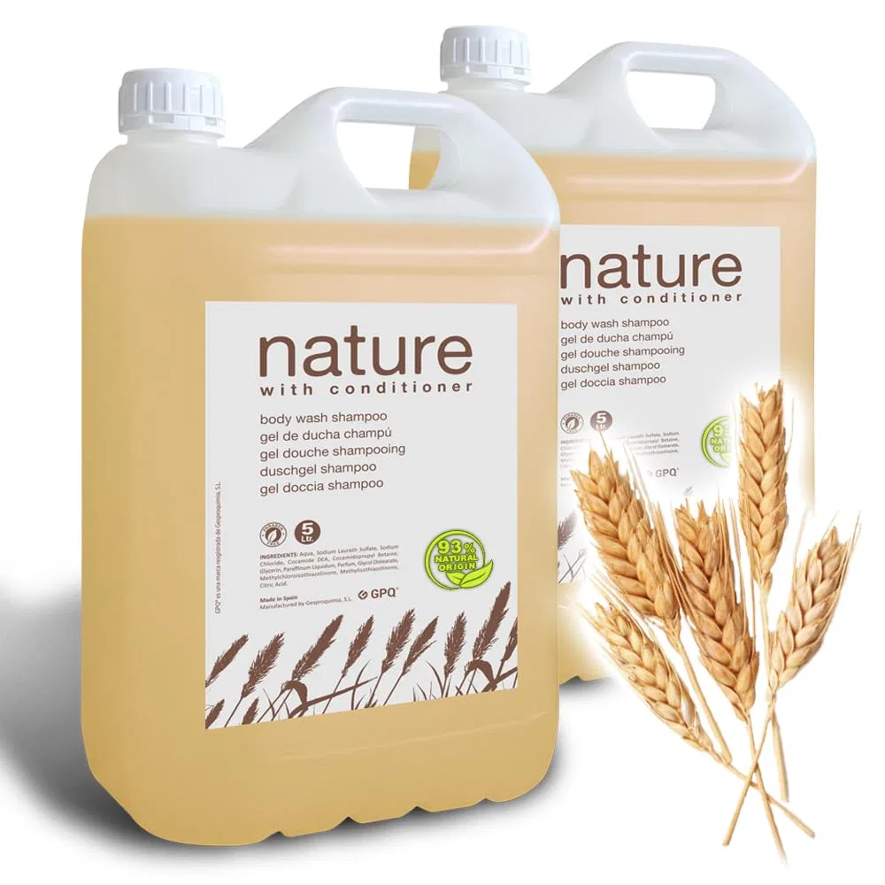 Гель для душа и шампунь 2-в-1 Nature 5 л (2 шт.) от GPQ Gpq