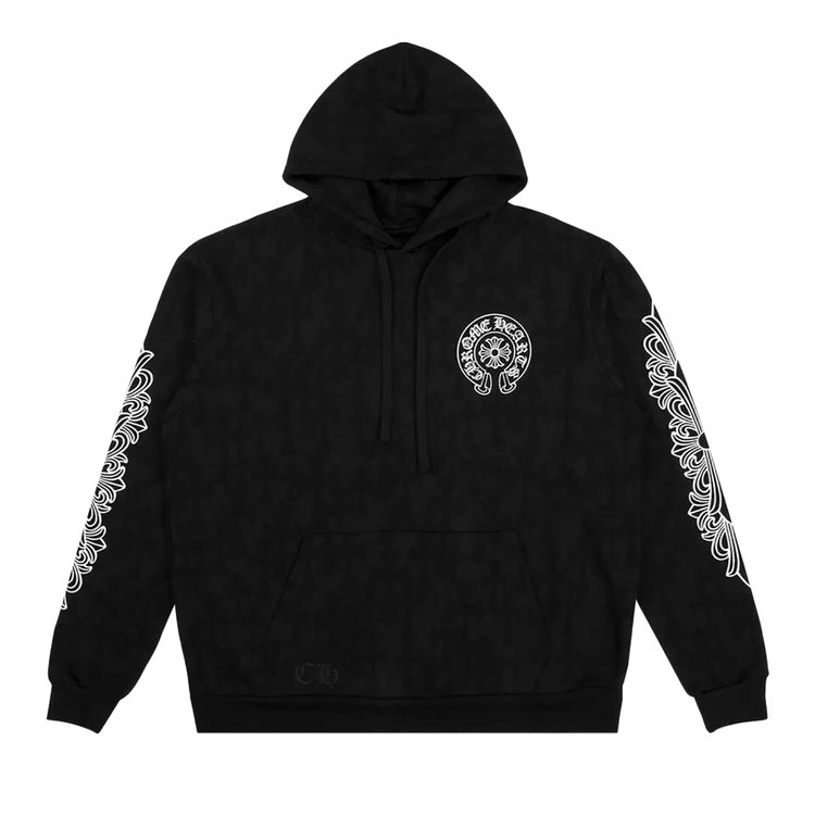 

Худи Chrome Hearts Cemetry Cross Hoodie, черный