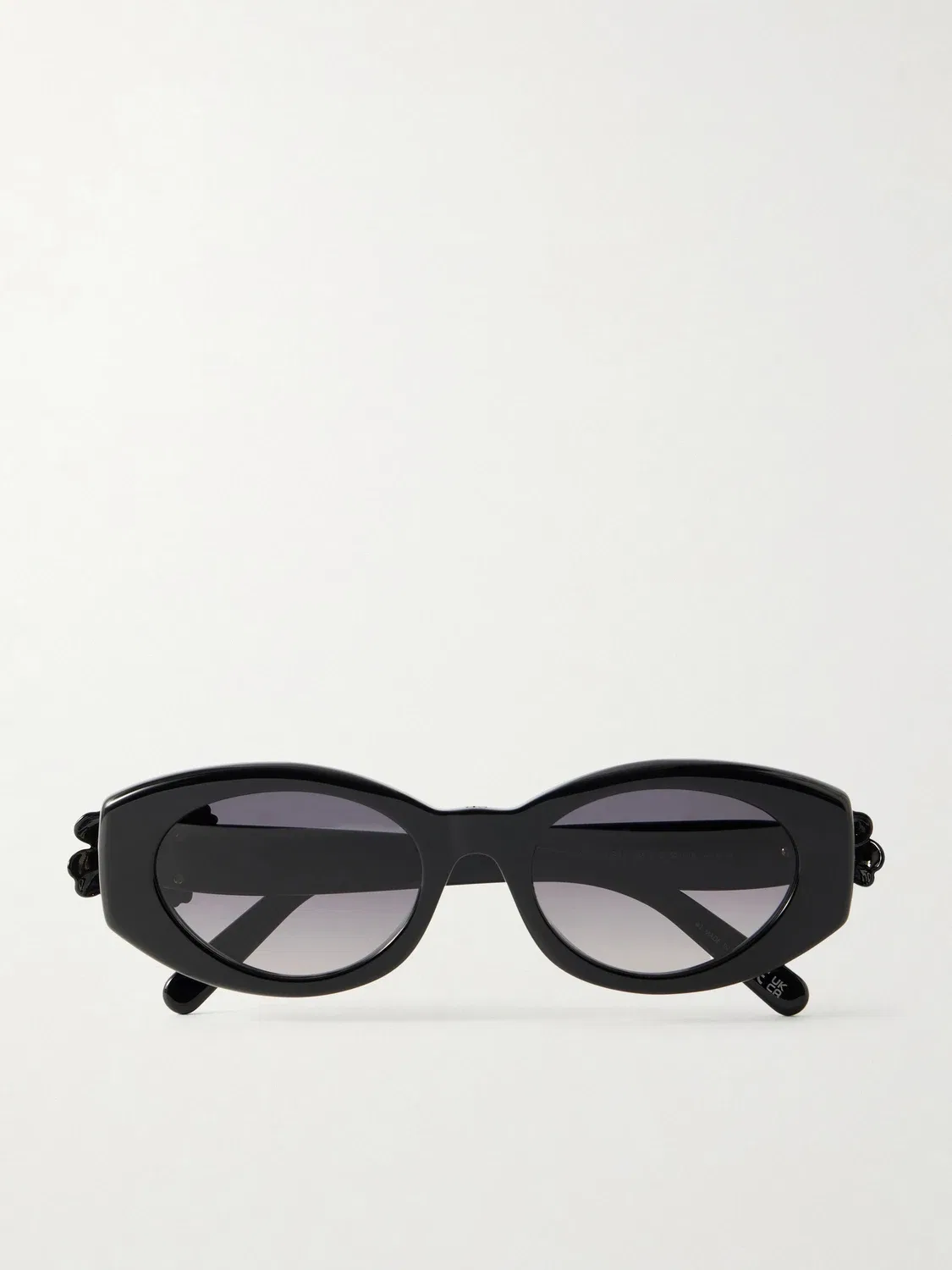 Овальные солнцезащитные очки Clover B1I DIOR EYEWEAR, черный