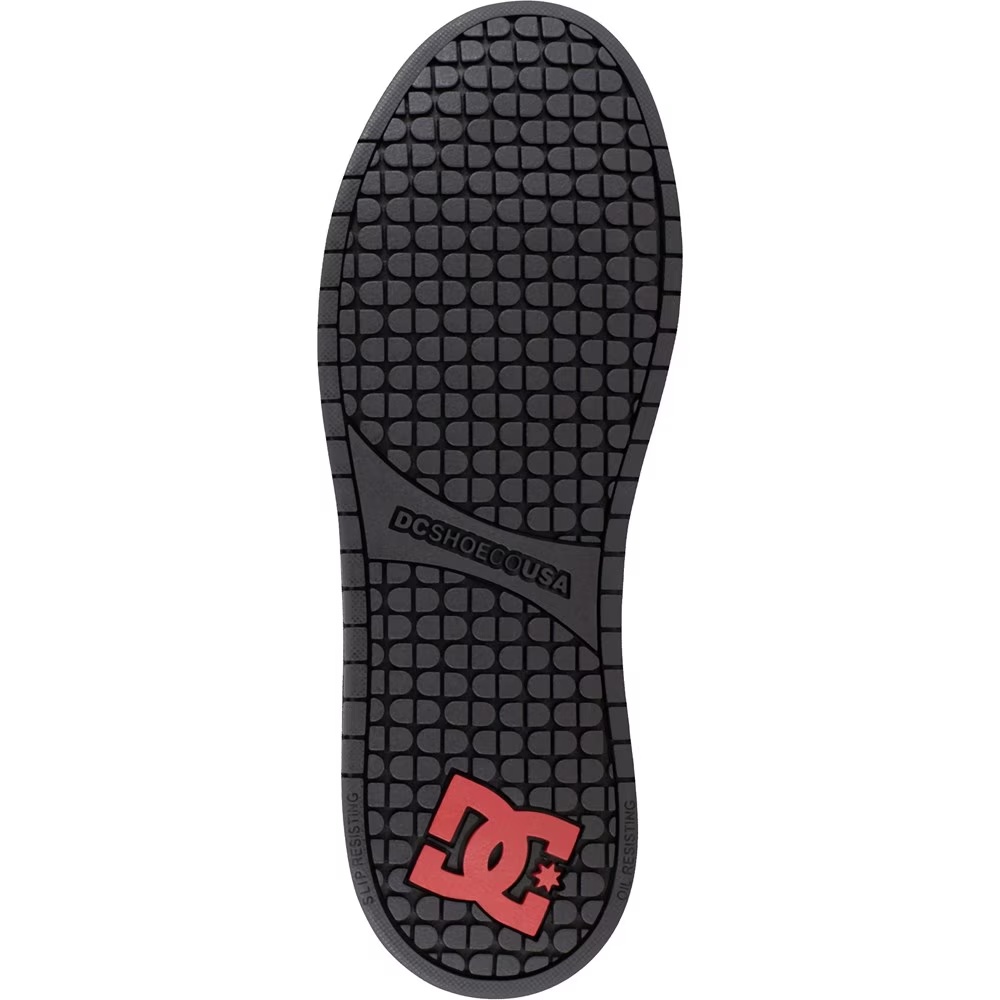 Кроссовки для работы с композитным носком Court graffik Dc Shoes, black/red — фото 4