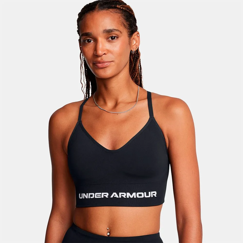 

Спортивный топ Under Armour Vanish seamless low support, черный