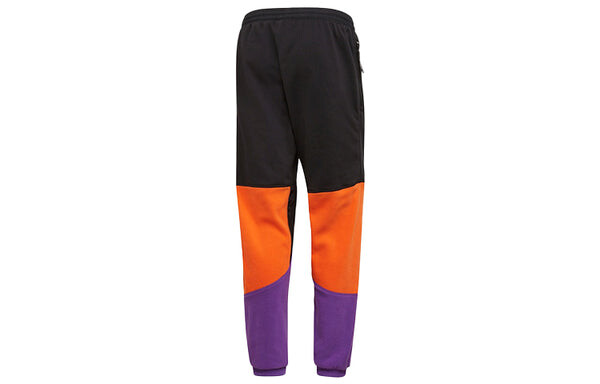 Спортивные штаны adidas originals Splicing Colorblock Casual Sports Long Pants Black, черный — фото 2
