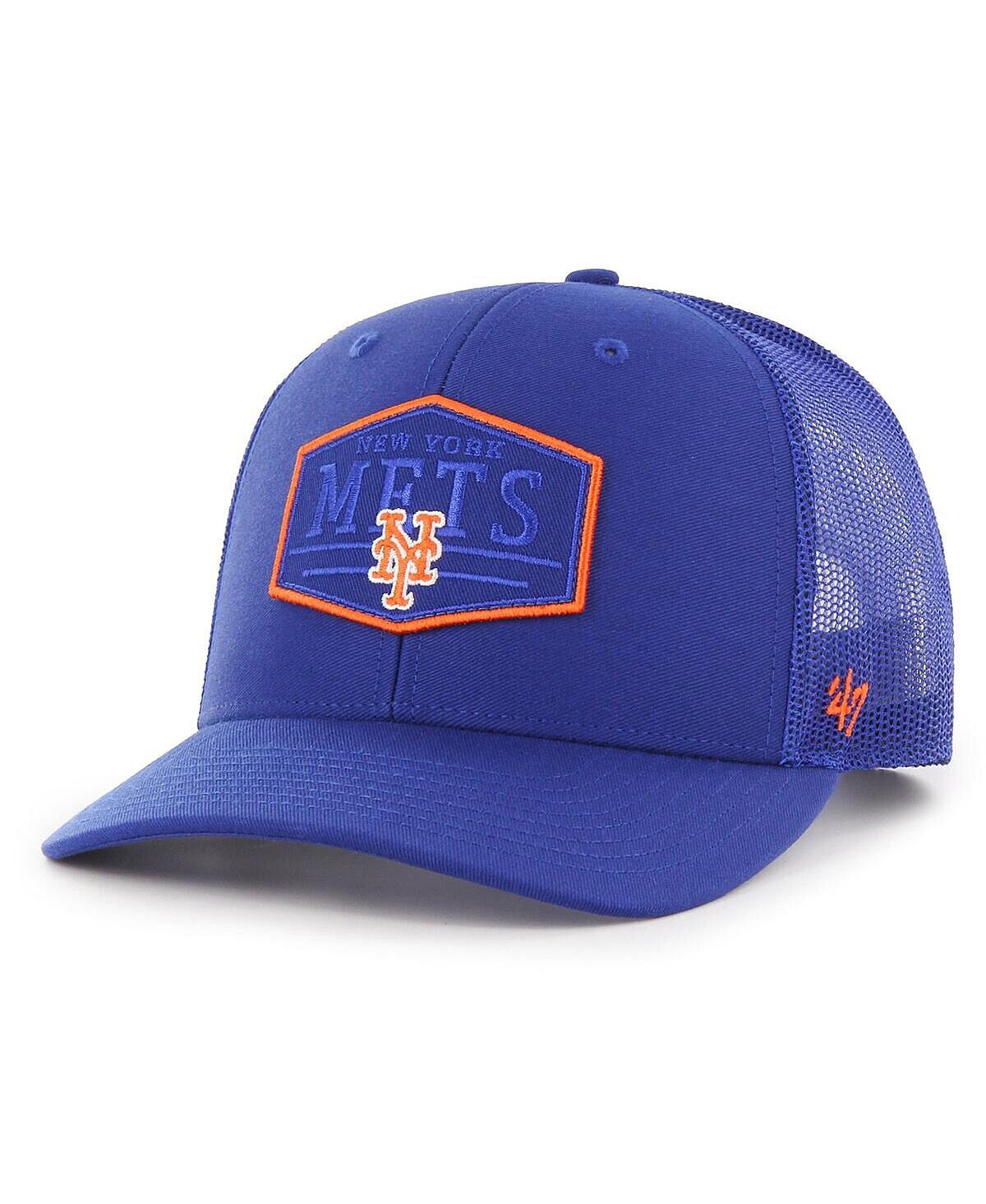 

Мужская регулируемая шляпа Royal New York Mets Ridgeline с нашивкой в ​​тон Trucker '47 Brand