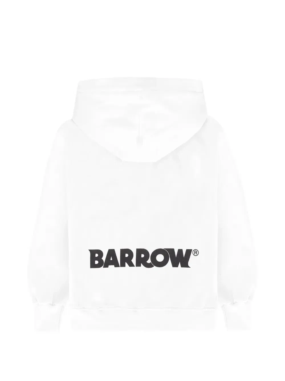 Флисовое худи с культовым логотипом Barrow Kids, белый — фото 2