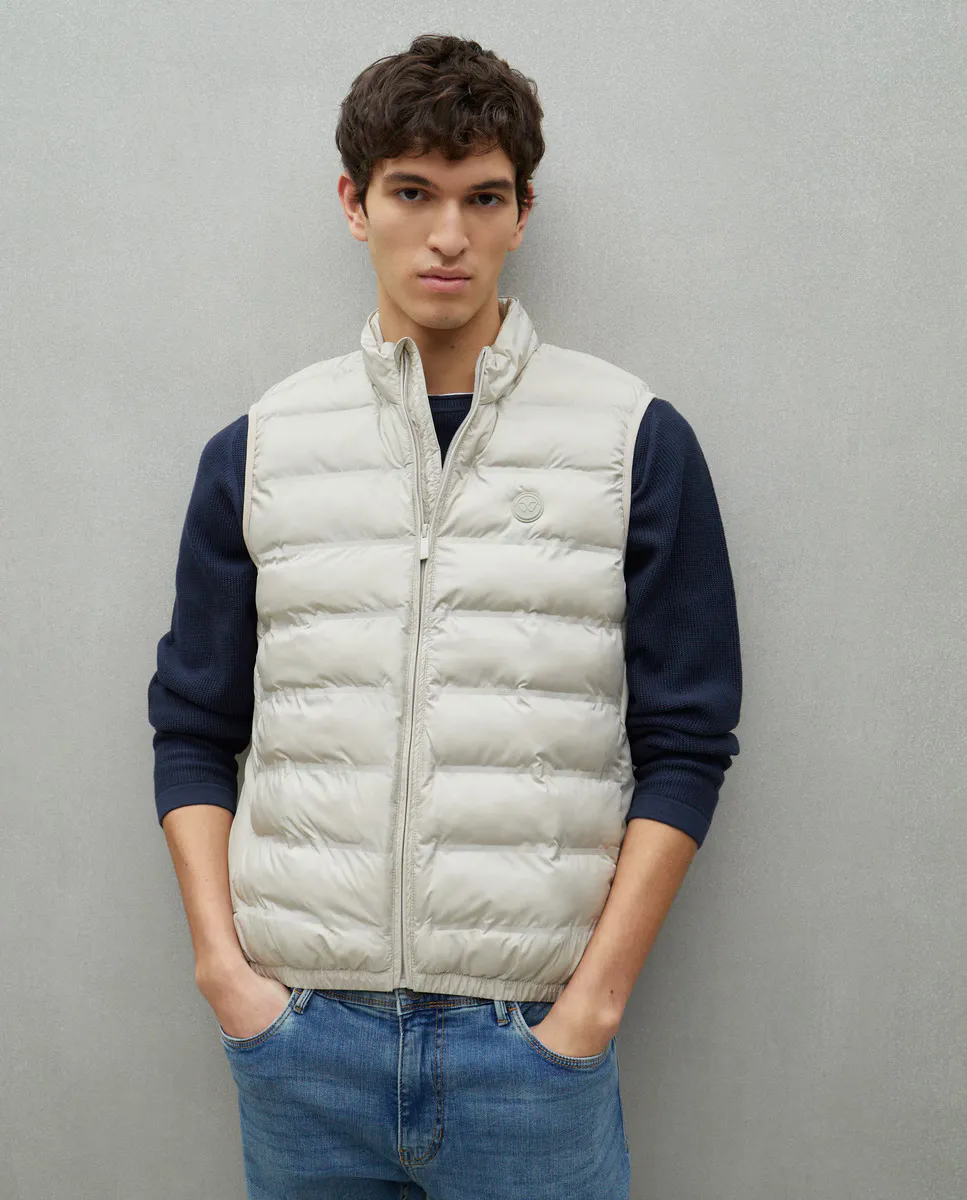 

Мужской легкий водоотталкивающий стеганый жилет Easy Wear, цвет Blanco hielo