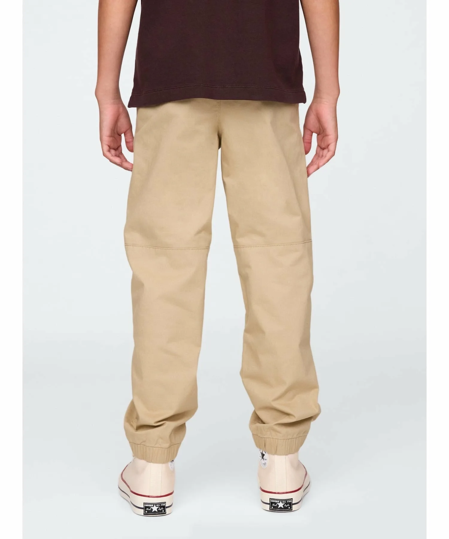 (K) Свободные повседневные спортивные штаны (детские) GAP, ICONIC_KHAKI — фото 3
