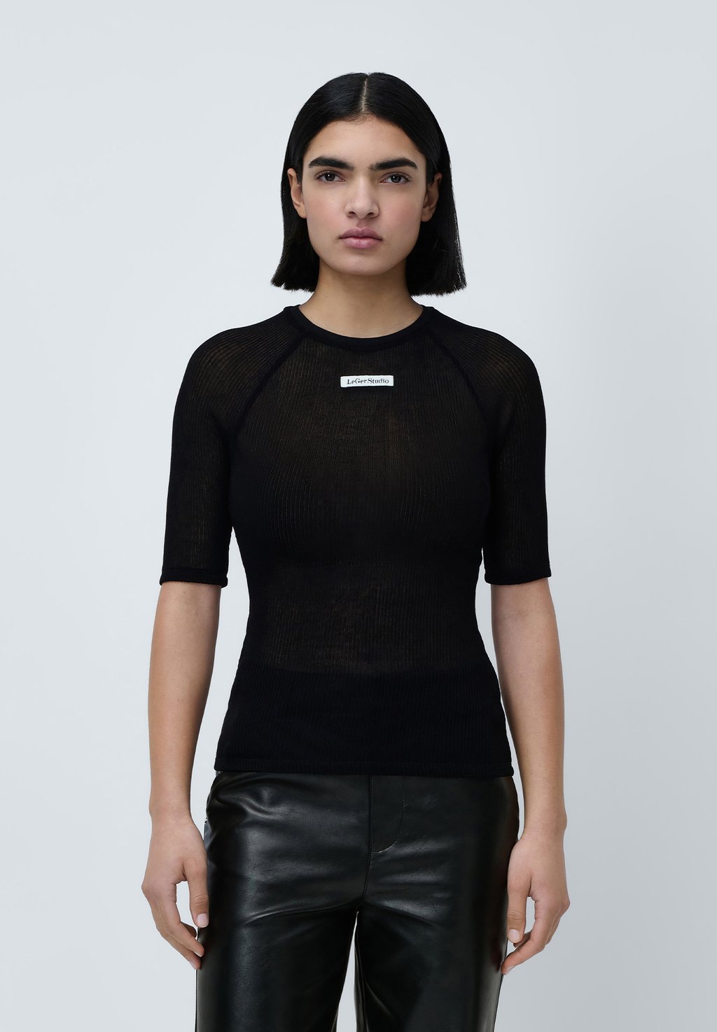 

Базовая футболка STUDIO ABBY T-SHIRT LeGer by Lena Gercke, черный