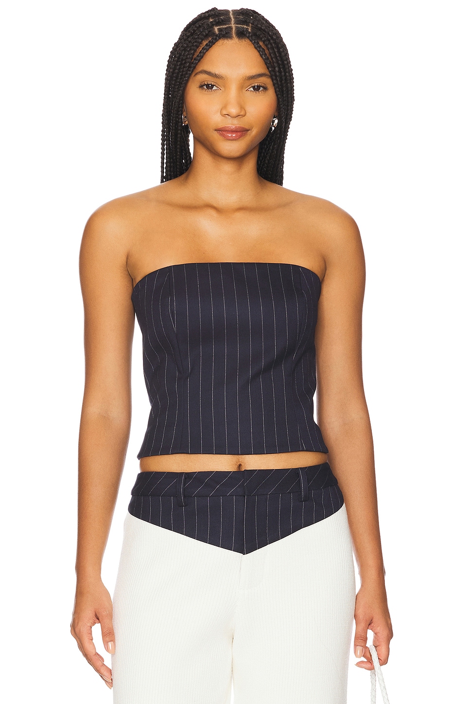 

Топ бюстье Bridgette Ser.O.Ya, navy pinstripe