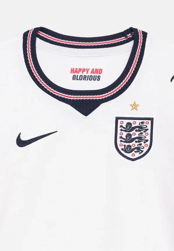 Футбольный комплект из джерси и шорт, England, Nike Performance, White/Speed Red/Obsidian, белый/красный — фото 4