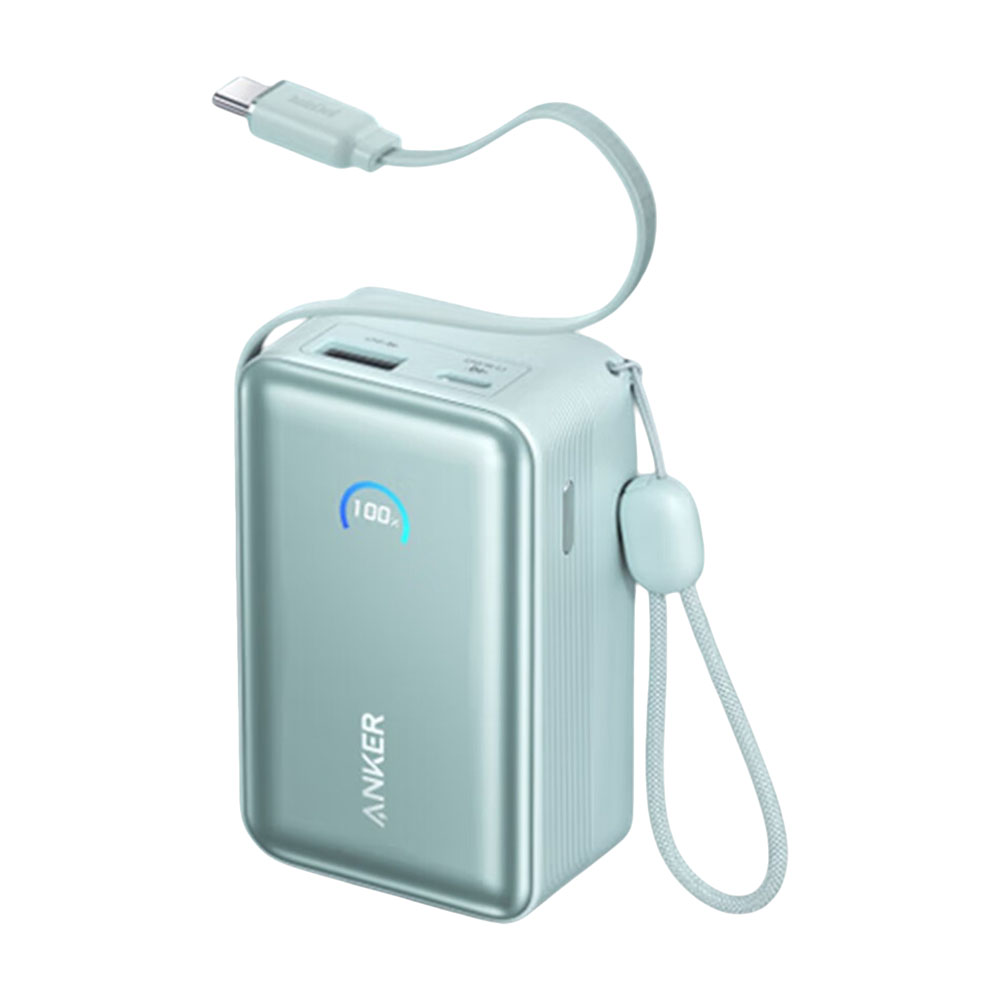 

Портативный аккумулятор внешний Anker S1 10000 45W, зеленый