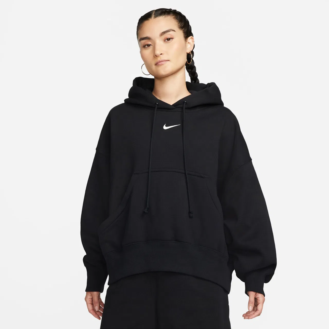 Женская толстовка PHNX Fleece OS Nike, цвет Black/Sail