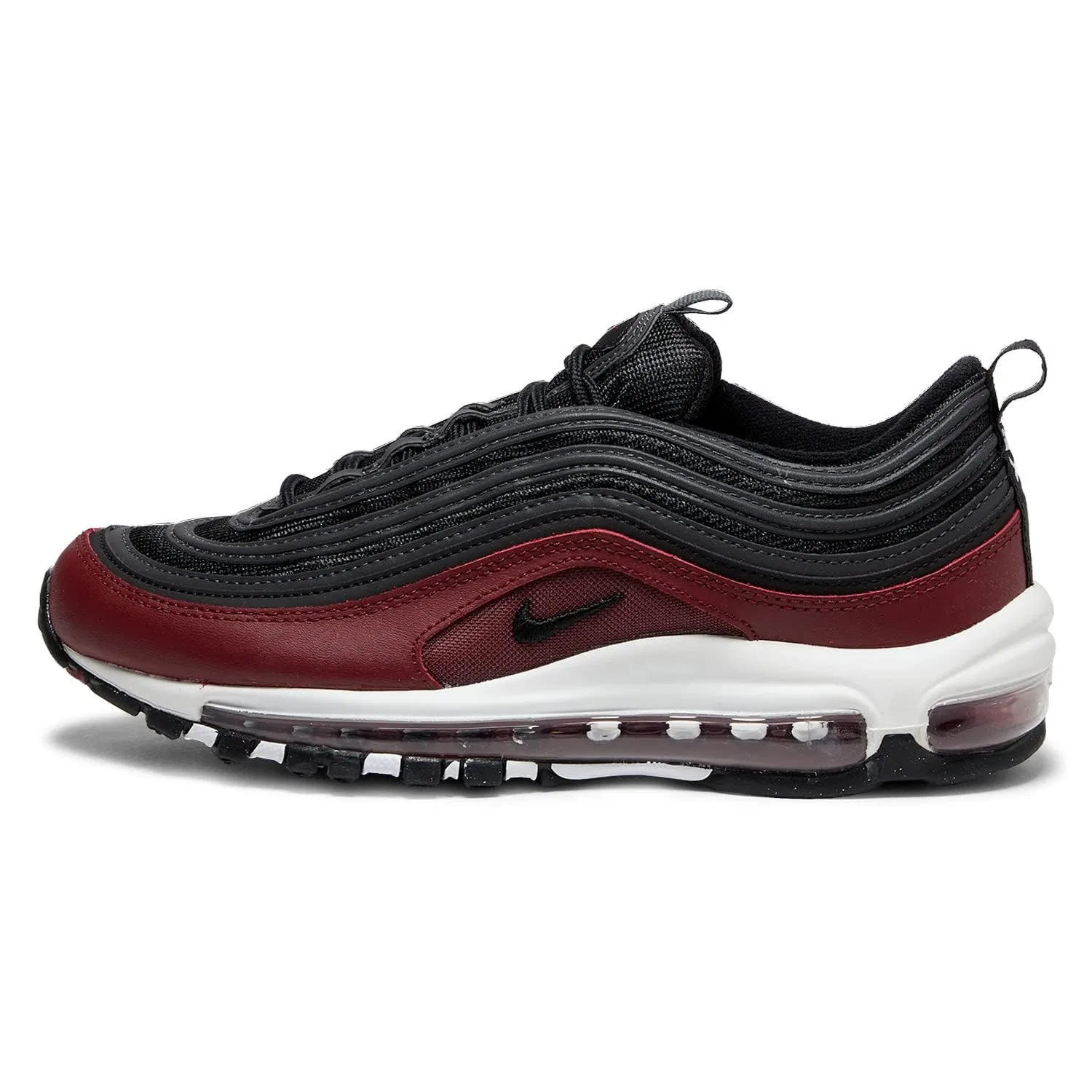 Детские кроссовки для мальчиков NIKE Air Max 97 Big Kids' Shoes, Black Red