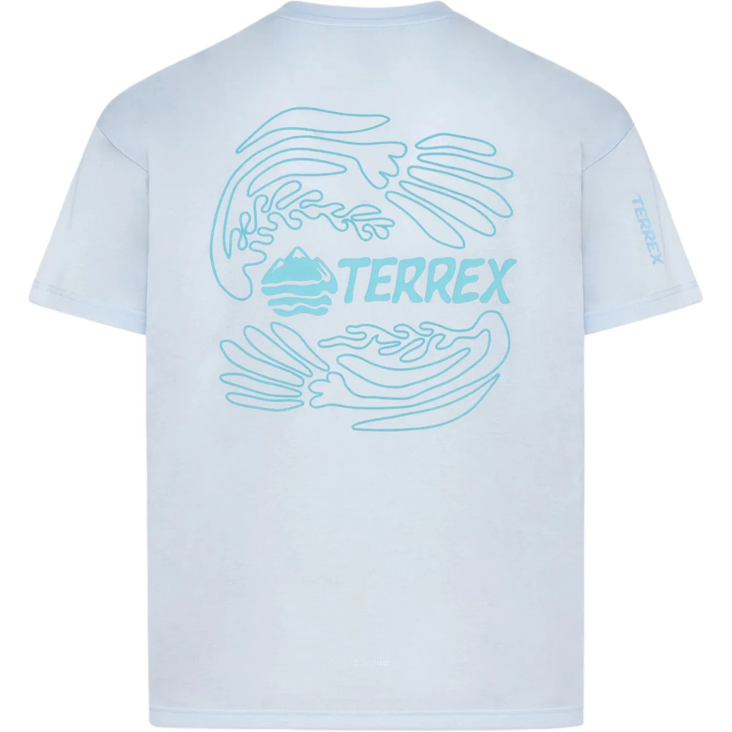 Футболка Adidas Terrex, цвет Aviation Blue — фото 3