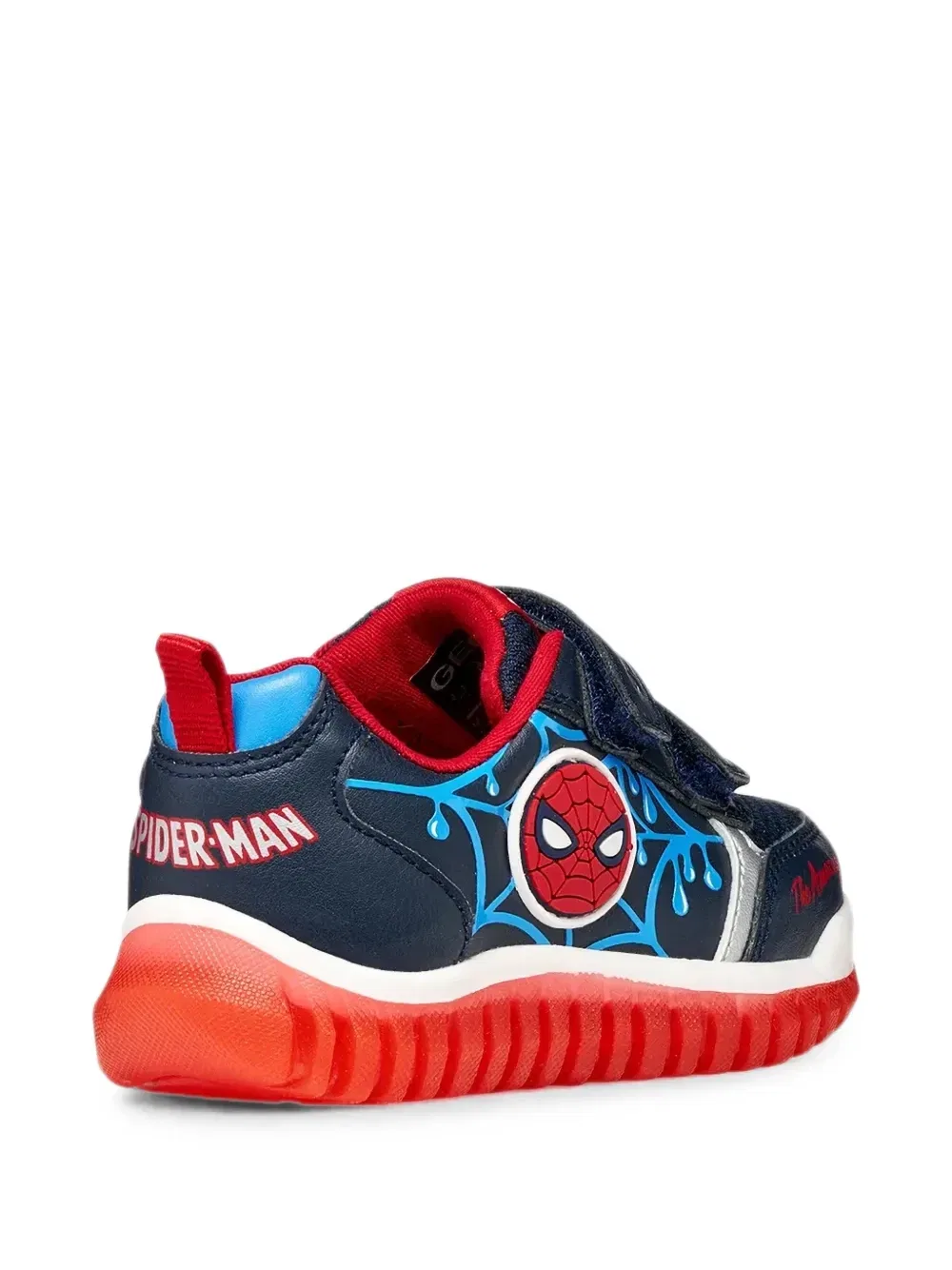 Кроссовки на липучках X Marvel Spider-Man Geox Kids, синий — фото 3