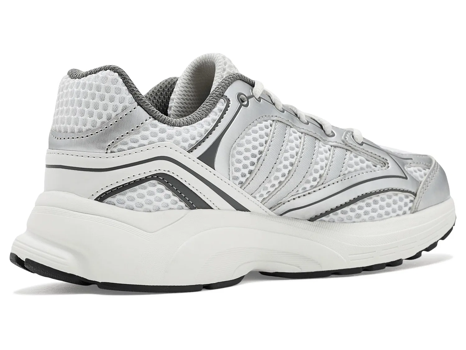 Кроссовки Spiritain (для больших детей) Adidas Kids, Crystal White/Silver Metallic/Dark Grey — фото 4