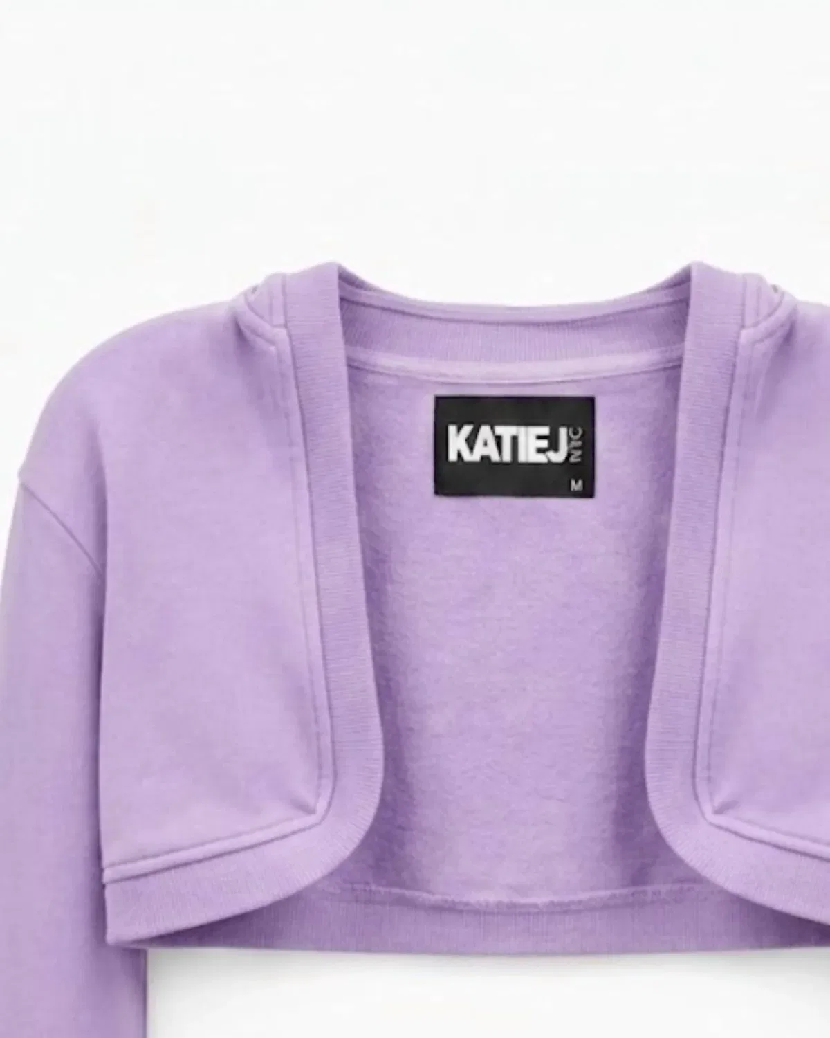 Детский худи-болеро для девочек с длинным рукавом Tristan Shrug Hoodie KatieJnyc, Lavender — фото 2