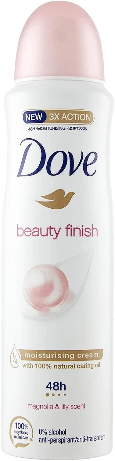 Антиперспирант-спрей Dove Beauty Finish, безалкогольный, 6x150 мл Italian Gourmet E.R.