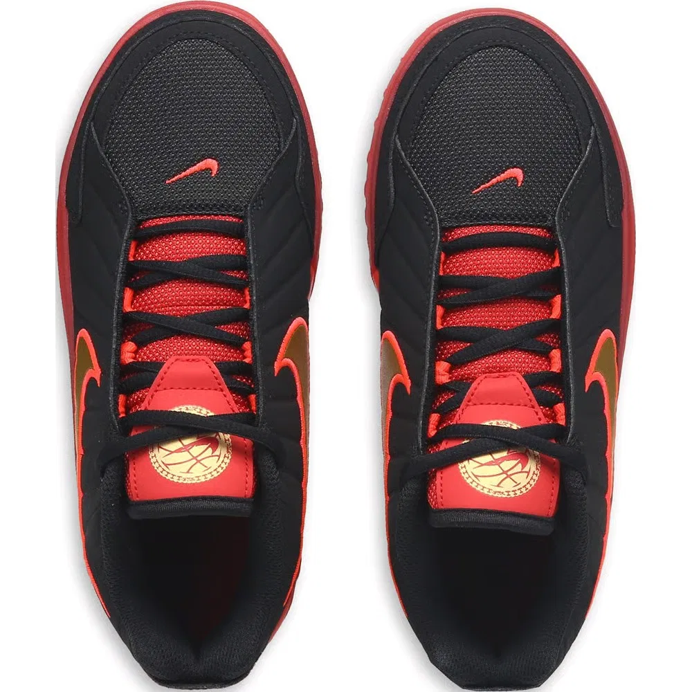 Детские баскетбольные кроссовки Lebron Witness VII Nike, Black/Red — фото 4