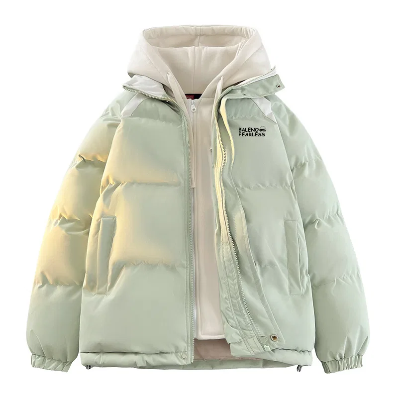Детское пуховик с капюшоном BALENO, Lily Green Insert Ecru