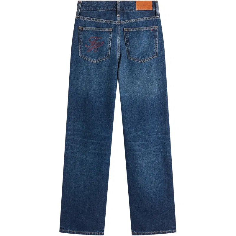 Женские джинсы с принтом Denim Blue 1BN Tommy Hilfiger, Denim Blue 1BN — фото 4