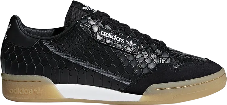 

Кроссовки Adidas Continental 80 'Black Python', черный